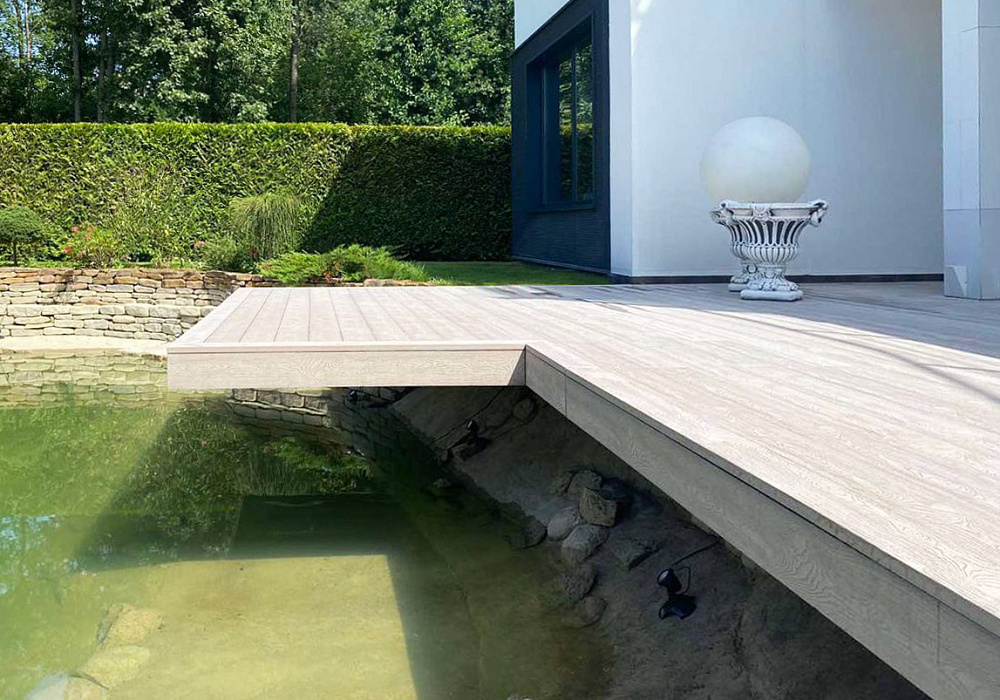 Обновление террасы у пруда Обновление террасы у пруда