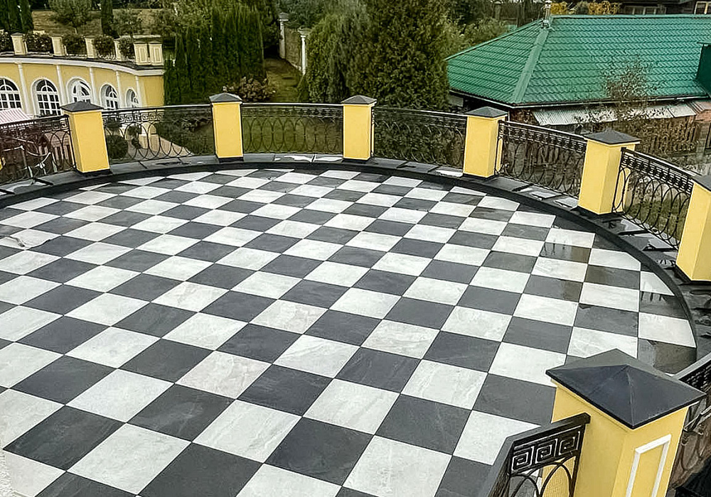 Терраса на подсистеме из опор KRONEX Терраса на подсистеме из опор KRONEX