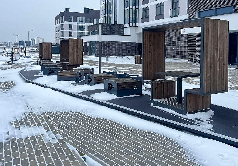 Обустройство территории жилого комплекса Обустройство территории жилого комплекса