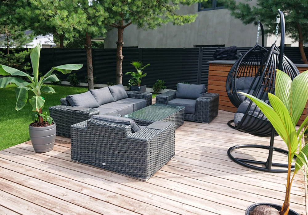 Комплект мебели Мадейра и подвесные кресла Самуи Комплект мебели Мадейра и подвесные кресла Самуи