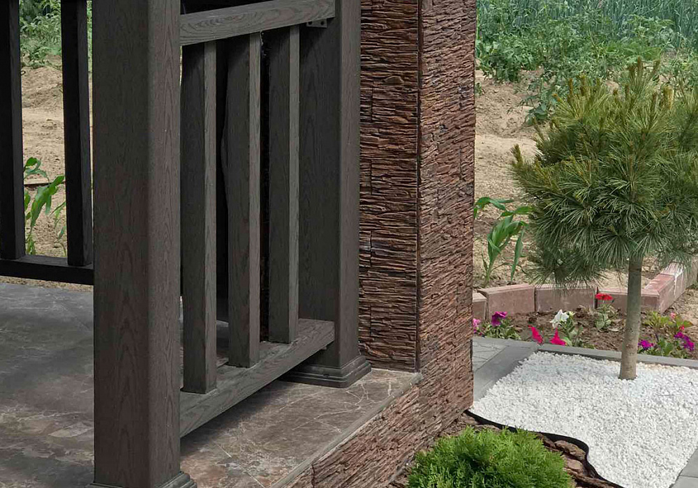 Ограждение террасы серии "Классик". Ограждение террасы серии "Классик".