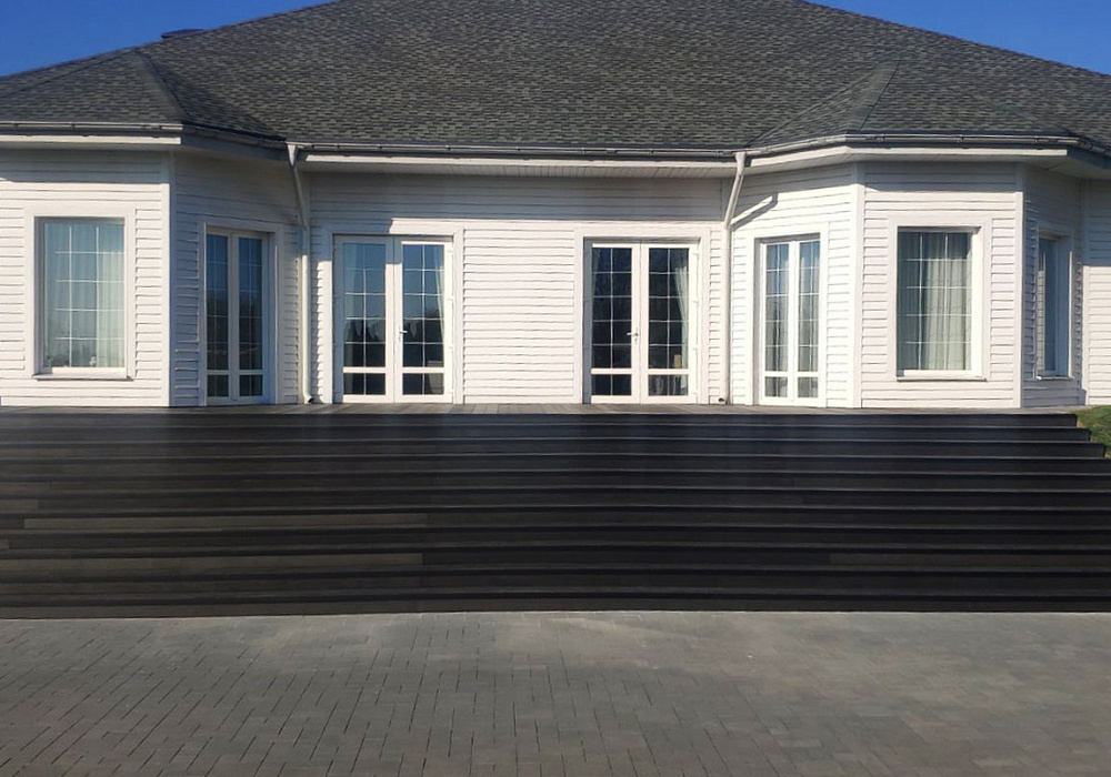 Терраса со ступенями в д. Лапоровичи Терраса со ступенями в д. Лапоровичи