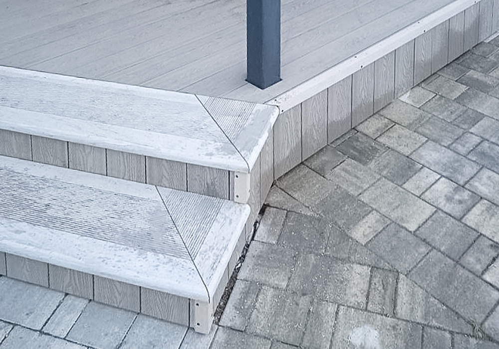 Террасное покрытие со ступенями Террасное покрытие со ступенями