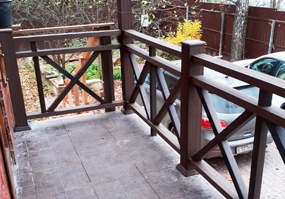 Лестничное ограждение частного дома Лестничное ограждение частного дома