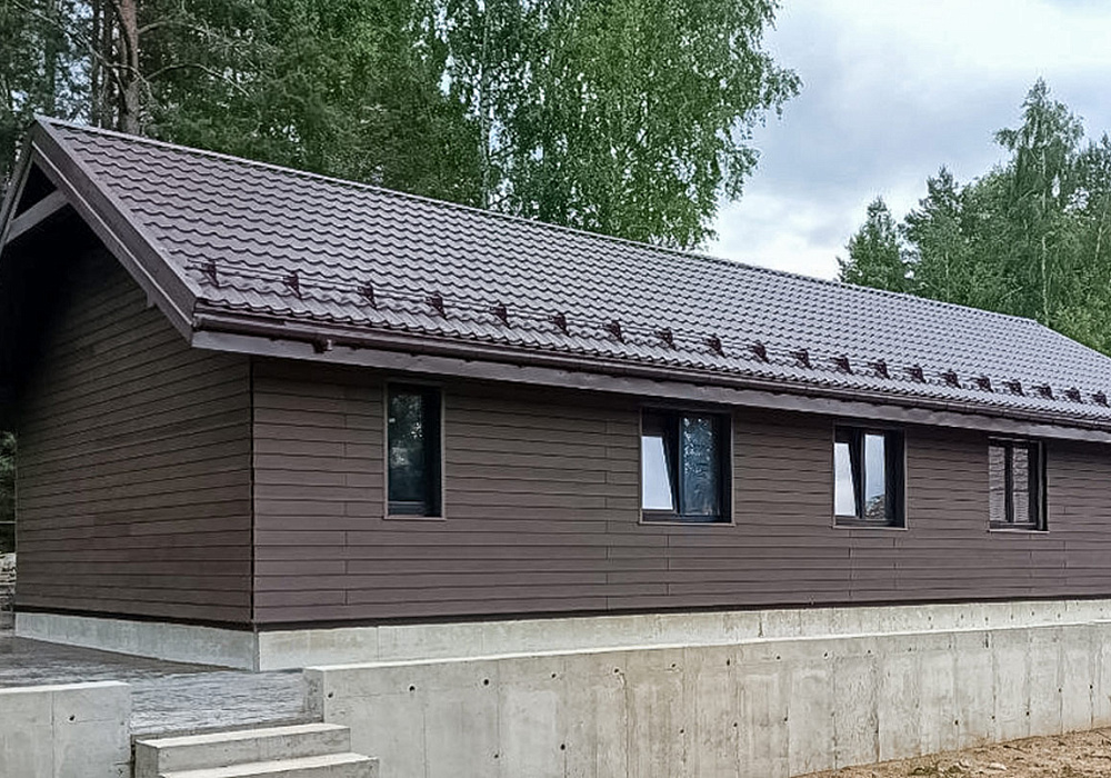 Вентилируемый фасад из ДПК Вентилируемый фасад из ДПК