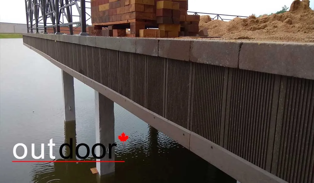 Зашивка торцевой части пирса Зашивка торцевой части пирса