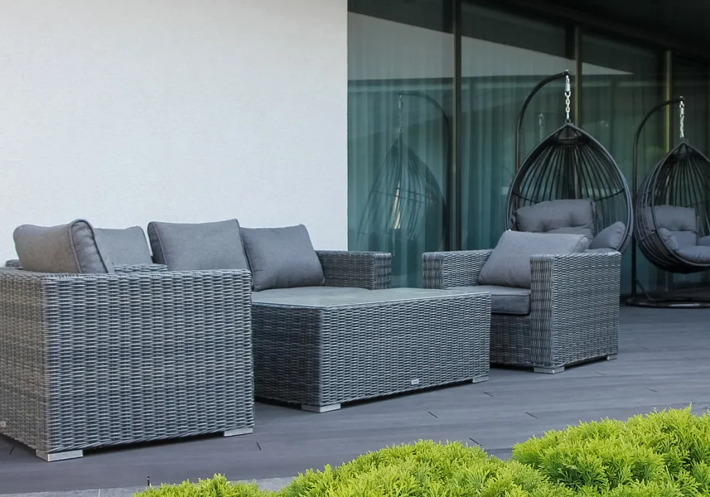 Мебель из ротанга на загородном участке Мебель из ротанга на загородном участке