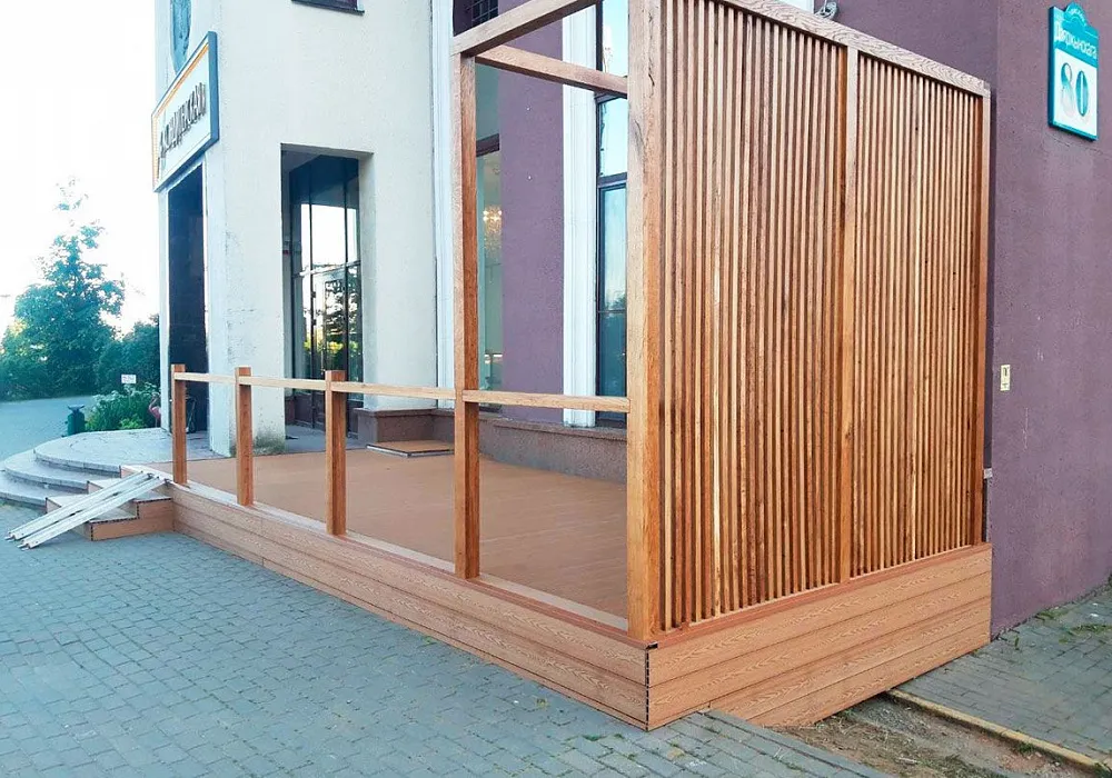 Обновление летней террасы кофейни Обновление летней террасы кофейни