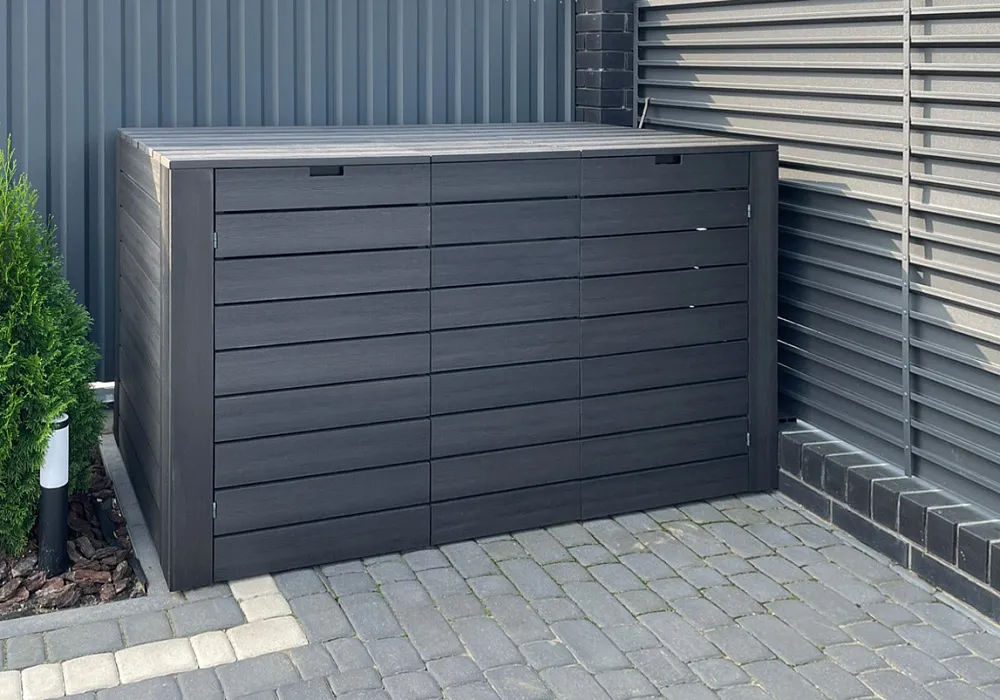 Уличный шкаф из ДПК Уличный шкаф из ДПК