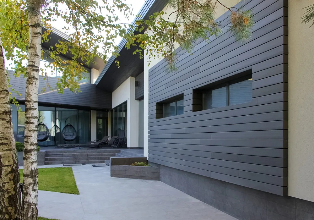 Вентилируемый фасад из ДПК Вентилируемый фасад из ДПК